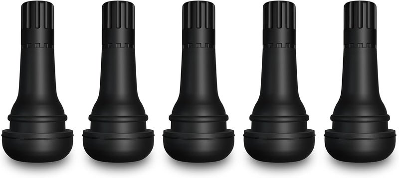 SUN SOUL TR413 Brass Stem EPDM Rubber Snap-in Tire Valve Stems for 0.453 Inch 11.5mm Rim Holes, Pack of 5pcs Valves - Image 1